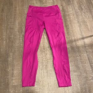 Velocity hot pink yoga pants